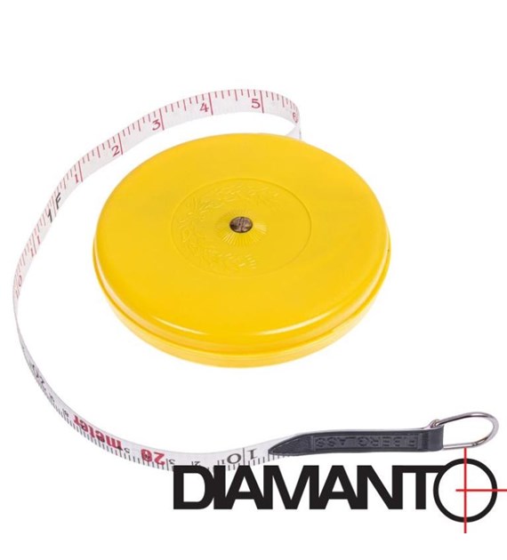 Taśma miernicza 20m - włókno DIAMANTO