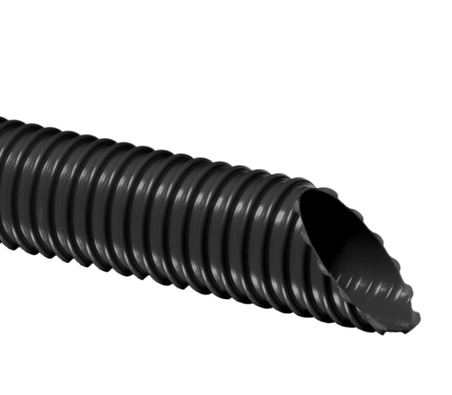 LIGHT-FLEX Wąż ssawno-tłoczony 25mm, CZARNY -rolka 30m