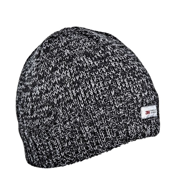 Czapka akrylowa z ociepliną THINSULATE - czarna 3M
