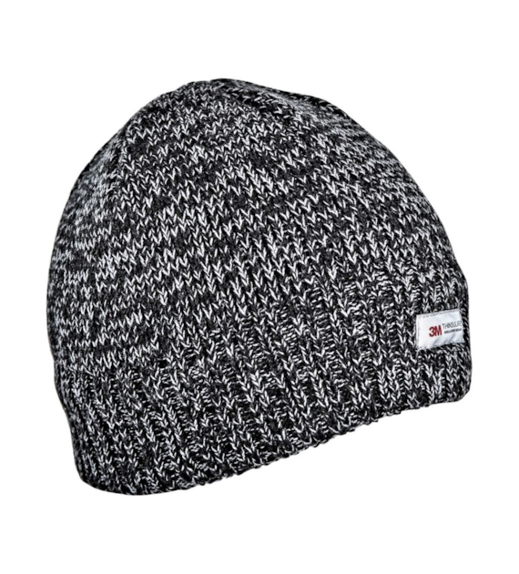 Czapka akrylowa z ociepliną THINSULATE - czarna 3M