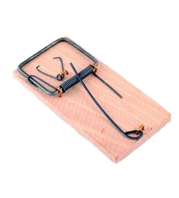 Łapka na myszy drewniana