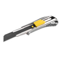 Nóż z ostrzem łamanym 18 mm metalowy korpus