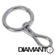 Okrętka zgrzewana 4mm ocynk DIAMANTO