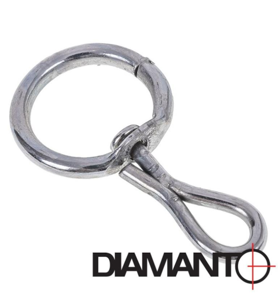 Okrętka zgrzewana 4mm ocynk DIAMANTO