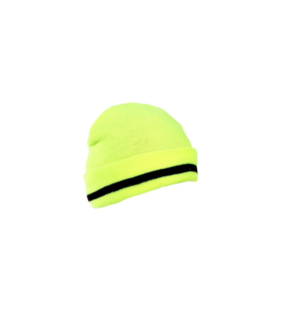 Czapka akrylowa z ociepliną - żółta LAHTI PRO