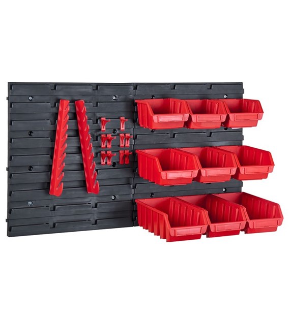 Tablica narzędziowa z płyty warsztatowej Fixing Wall STARTER 22 elementy