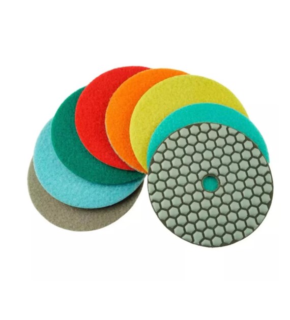 Dysk polerski diament 125mm, praca na sucho gr.400