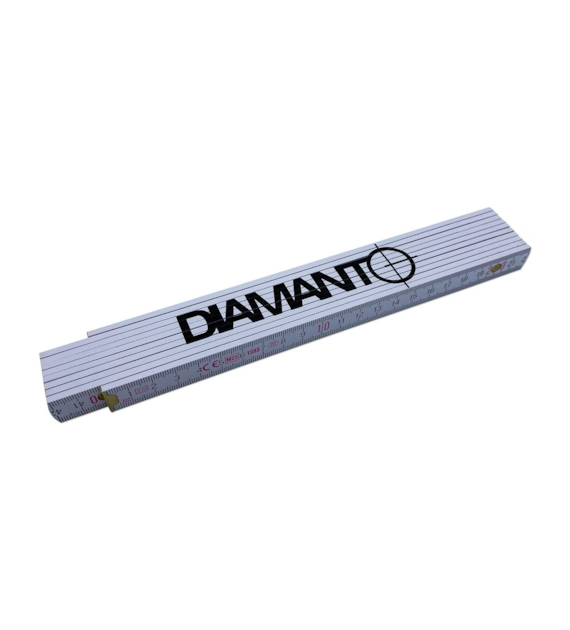 Miara drewniana biała (bez okucia) 2m DIAMANTO