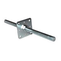 Wspornik belki-PRĘT GWINTOWANY M24x500mm do betonu 160x160x4,0mm