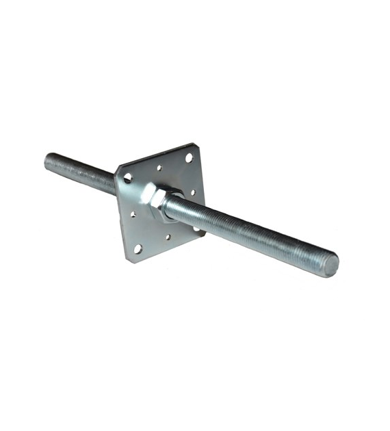 Wspornik belki-PRĘT GWINTOWANY M24x500mm do betonu 160x160x4,0mm