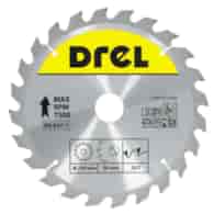 Piła tarczowa DREL CV do drewna ze spiekiem 210 x 30 mm 24T