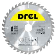 Piła tarczowa DREL CV do drewna ze spiekiem 210 x 30 mm 40T