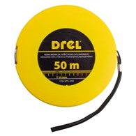 Taśma miernicza stalowa 50 m, 10 mm DREL
