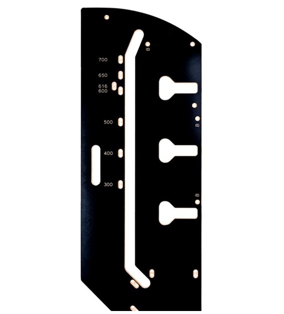 JUFISTO Szablony do blatów kuchennych 700 mm