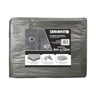 Plandeka srebrna 4 x 12m DIAMANTO