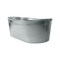 Wanna owalna ocynkowana 120 L DIAMANTO