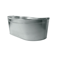 Wanna owalna ocynkowana 120 L DIAMANTO