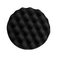 WAART Gąbka polerska czarna miękka karbowana 80mm na rzep