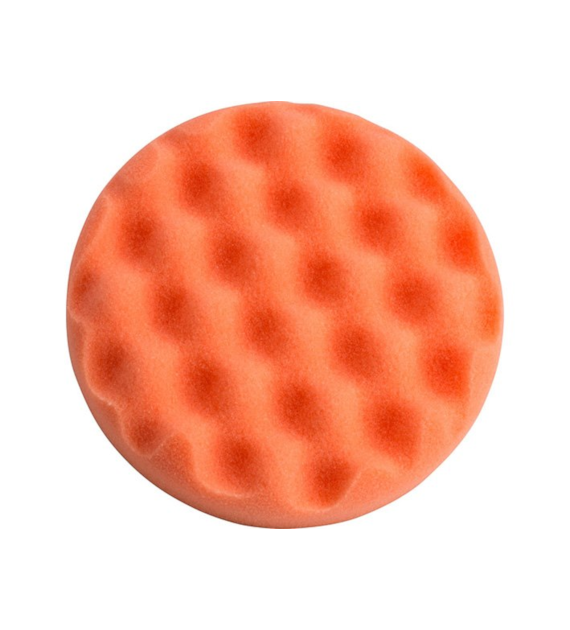 WAART Gąbka polerska karbowana średnia pomarańczowa 150mm na rzep