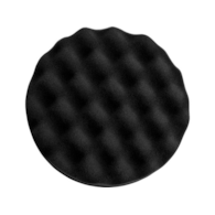 WAART Gąbka polerska czarna miękka karbowana 150mm