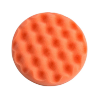 WAART Gąbka polerska karbowana średnia pomarańczowa 80mm na rzep
