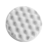 WAART Gąbka polerska twarda biała karbowana 80 mm na rzep