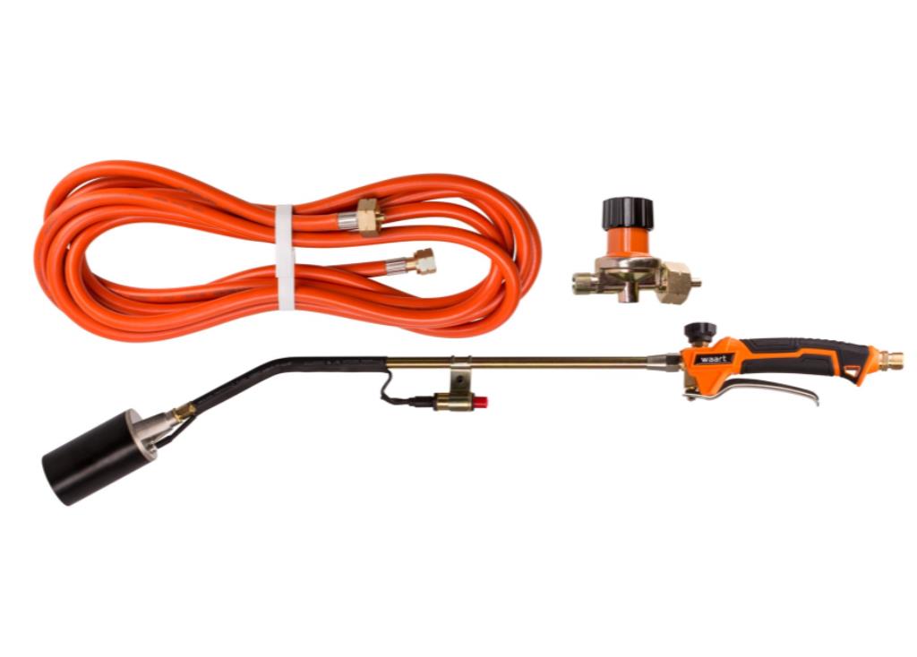 WAART Palnik dekarski pojedyncza dysza 60 mm z zapłonem piezo reduktor - 0,5 - 4 bar