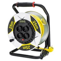 STANLEY Przedłużacz bębenowy 4 gniazda, przewód 25m grubość 2,5mm