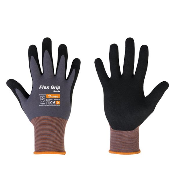 Rękawice ochronne FLEX GRIP SANDY nitryl, rozm. 8