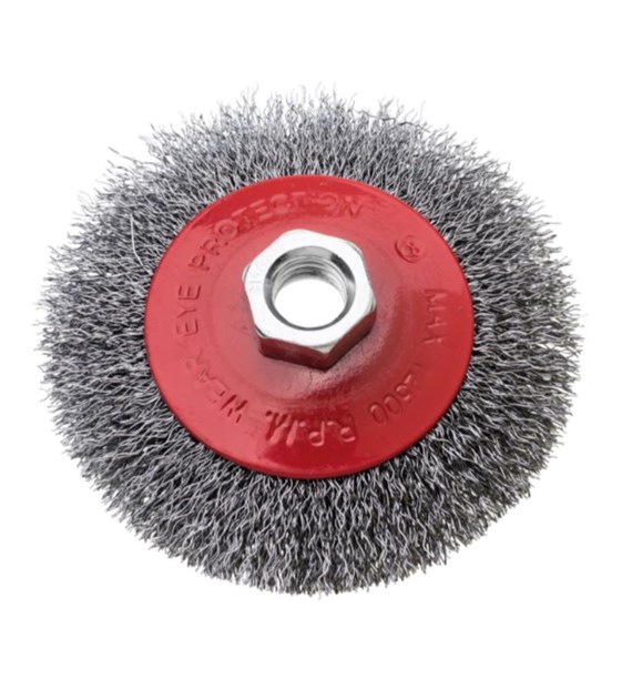 Szczotka druciana tarczowa 125 mm, M14