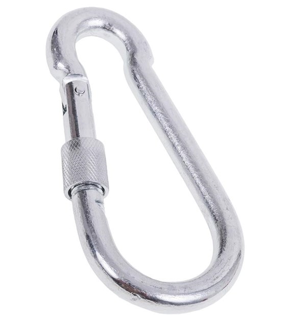 Karabińczyk z zabezpieczeniem 120 mm DIAMANTO