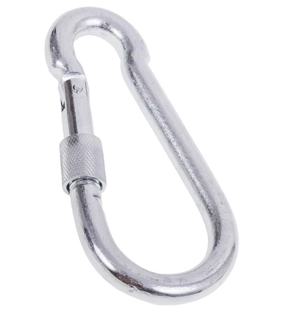 Karabińczyk z zabezpieczeniem 120 mm DIAMANTO