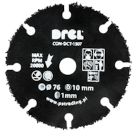 Tarcza z węglika spiekanego do mini pilarki 76 x 1,0 x 10 mm