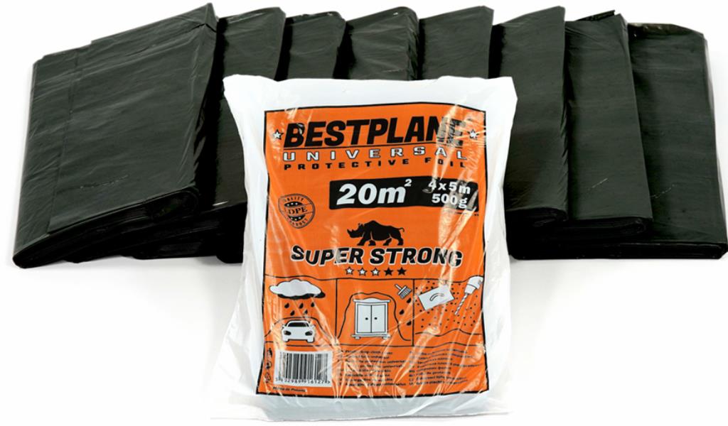 Folia ochronna BESTPLANE 4x5m Super Strong 500g