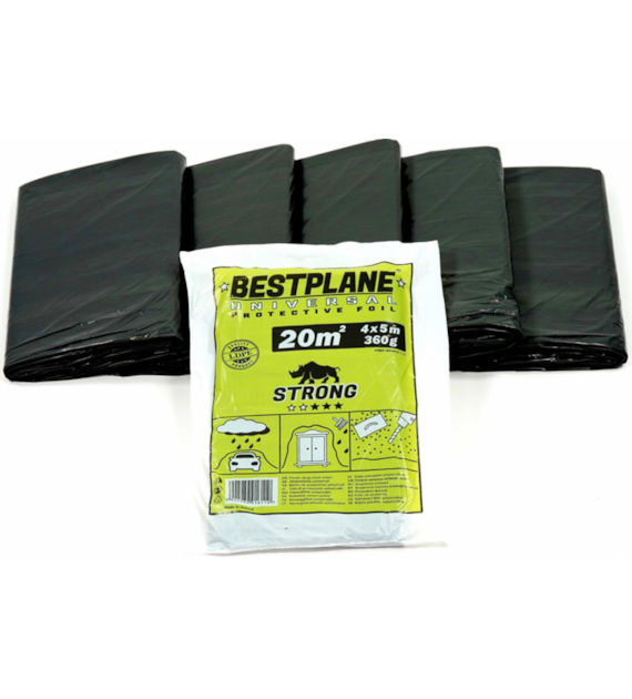 Folia ochronna BESTPLANE 4x5m Strong 360g