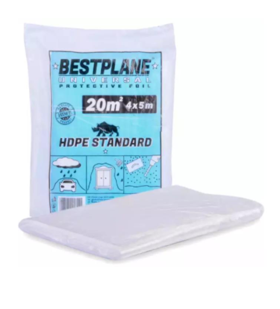 Folia ochronna BESTPLANE 4x5m cienka 53g