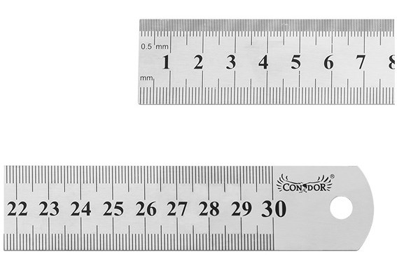 Przymiar liniowy 1000 mm stalowy DREL