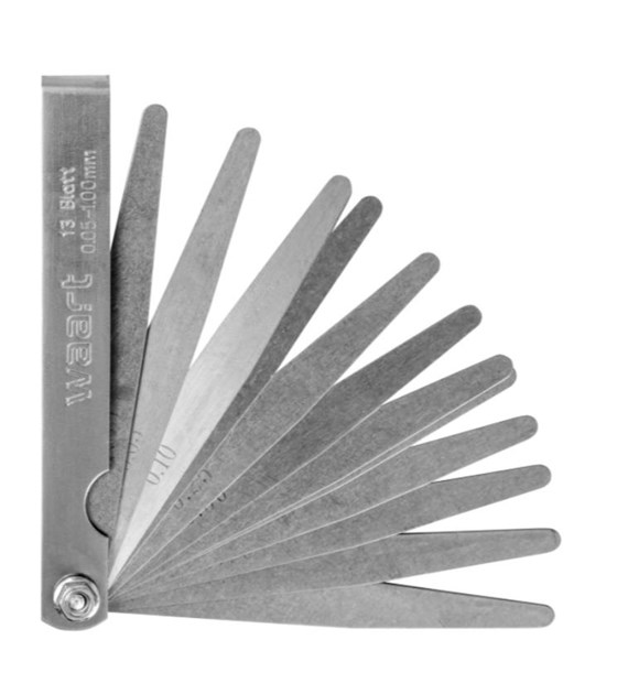 WAART Szczelinomierz 13 listków 0.05 - 1 mm