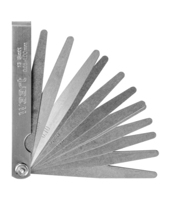 WAART Szczelinomierz 13 listków 0.05 - 1 mm