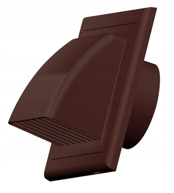 AWENTA Osłona wywiewna kanału okrągłego fi 100 BRĄZ