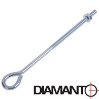 Naciągi do siatki ocynkowane 6 oczko zamknięte DIAMANTO