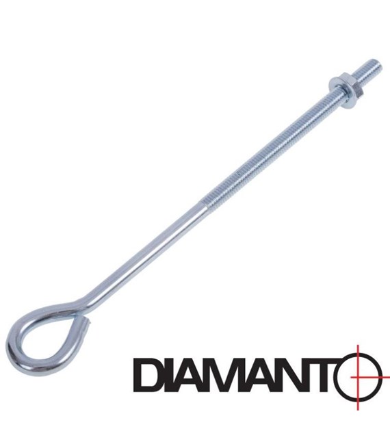 Naciągi do siatki ocynkowane 6 oczko zamknięte DIAMANTO