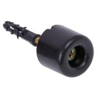 Odbój drzwiowy gumowy mały CZARNY