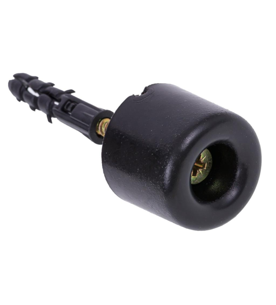 Odbój drzwiowy gumowy mały CZARNY