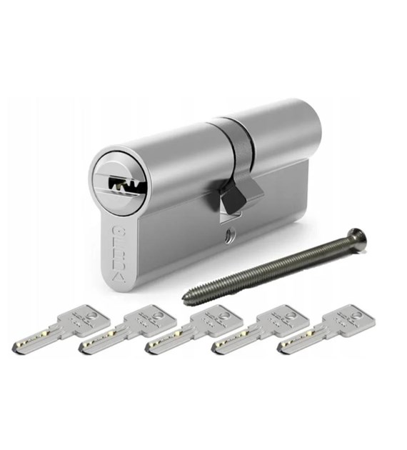 Wkładka drzwiowa GERDA H-PLUS 30/50mm+5 KLUCZY
