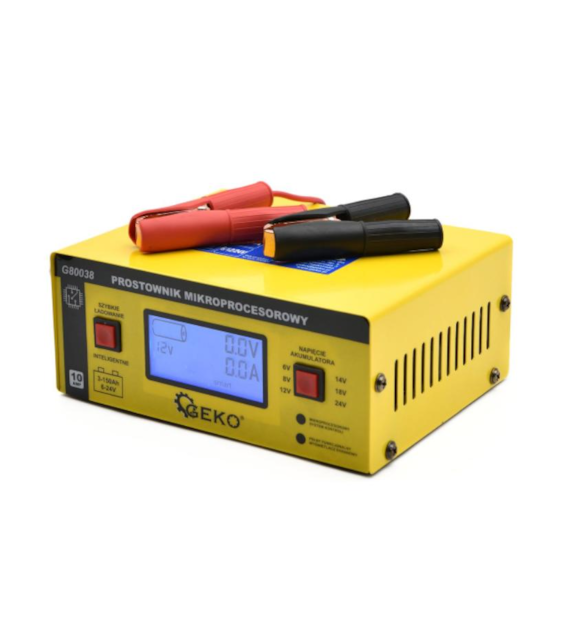 Prostownik mikropocesorowy LCD 6/12/24V