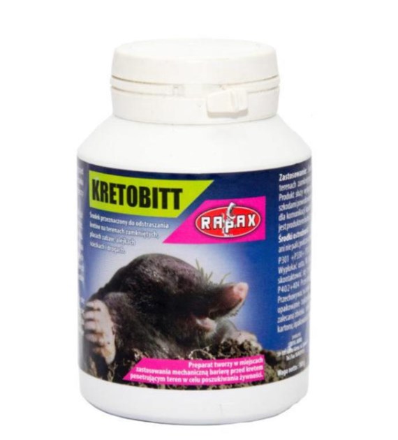 Trutka - granulat do odstraszania kretów I kornic 100g KRETOBIT