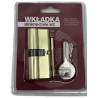 Wkładka drzwiowa GJM WZ-30/30 mosiądz