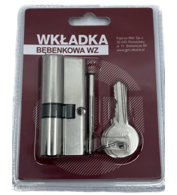 Wkładka drzwiowa GJM WZ-30/30 nikiel