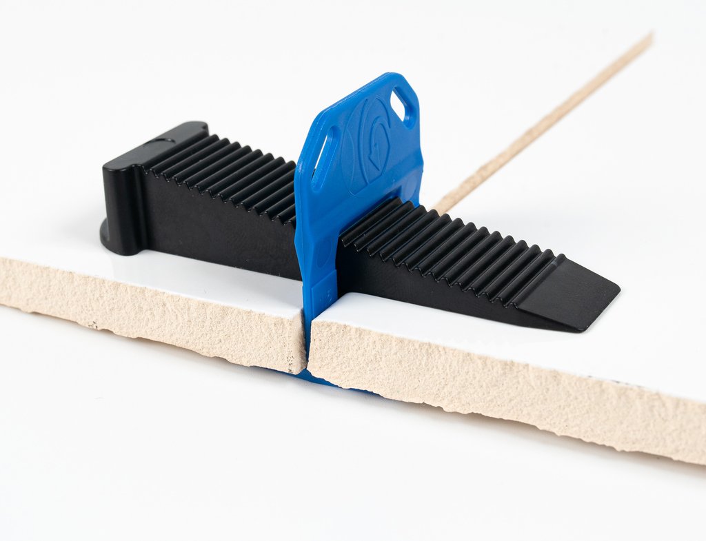 Zestaw do poziomowania płytek (wiaderko) klips 1,5mm-240szt, klin-80szt